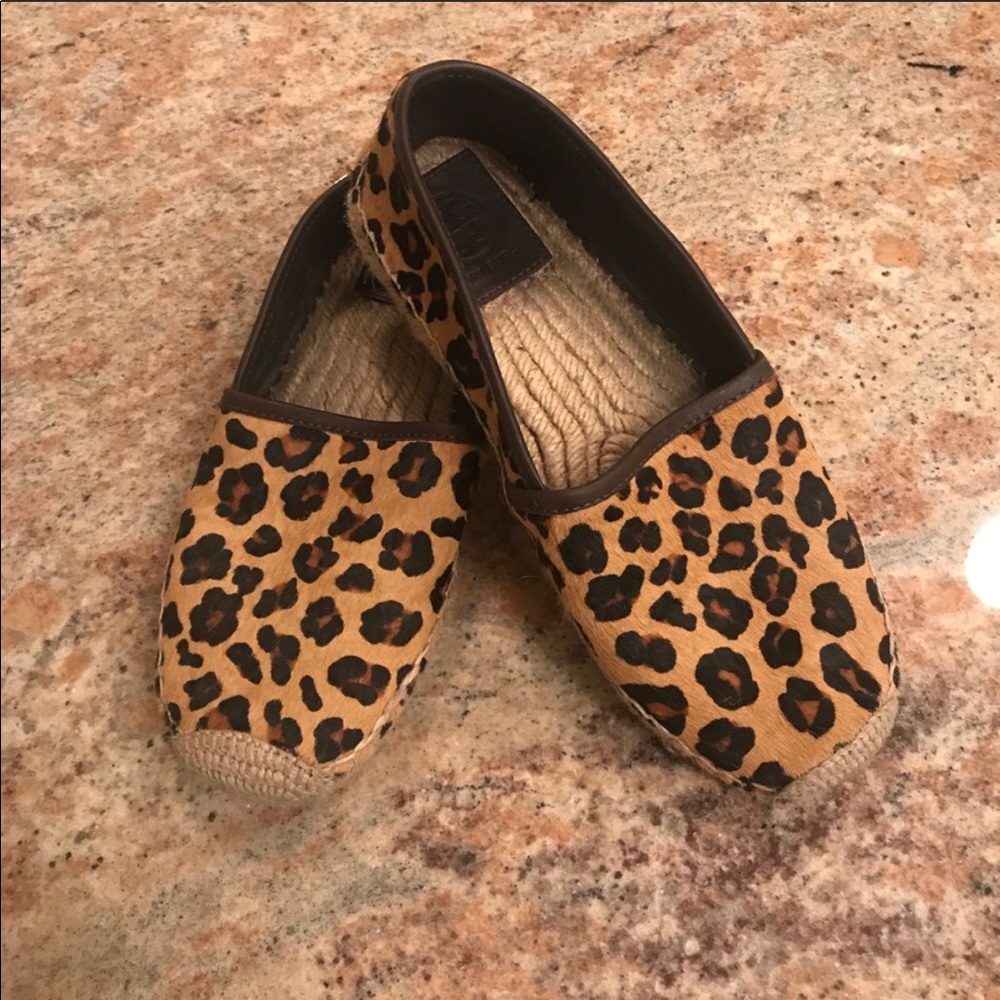 Tory Burch McKenzie Leopard Espadrilles